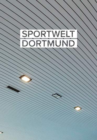 Qualitas-AMS GmbH – Unsere Referenz: Sportwelt Dortmund, LED-Beleuchtung